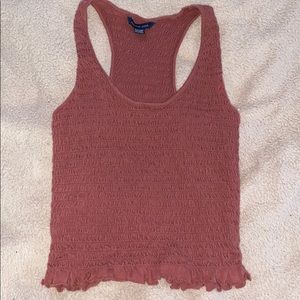 cropped american eagle tank